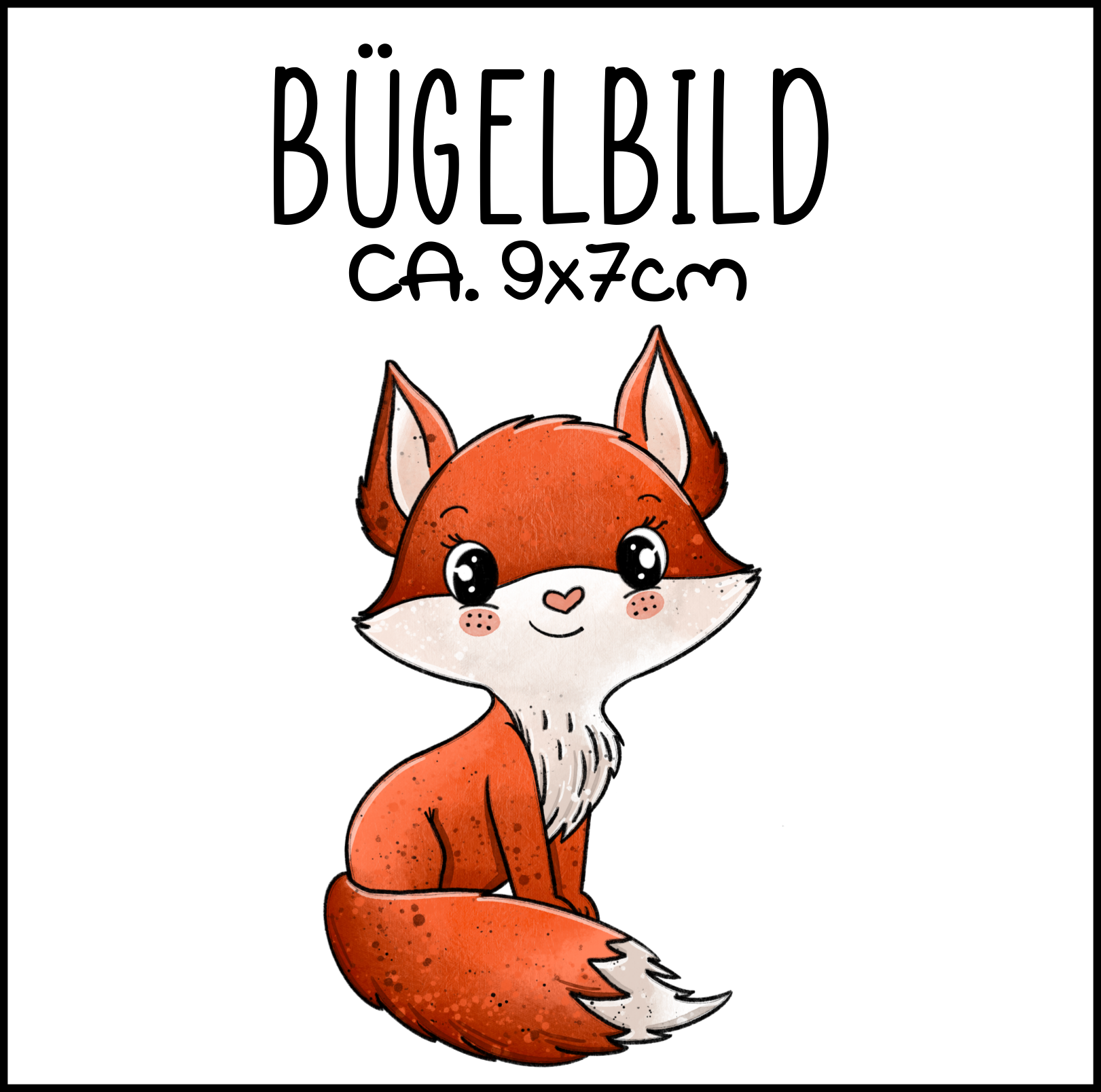Bügelbild Fuchs