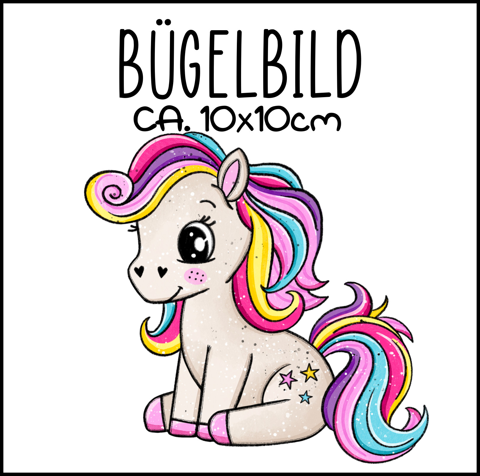 Bügelbild Polly Pony