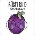 Bügelbild Pflaume 2 Gross