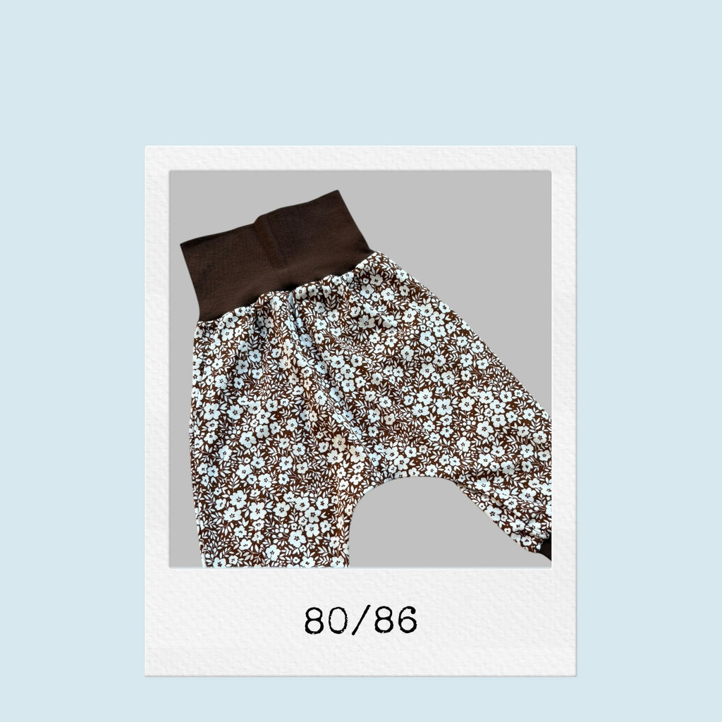 Pumphose Blumen 80/86