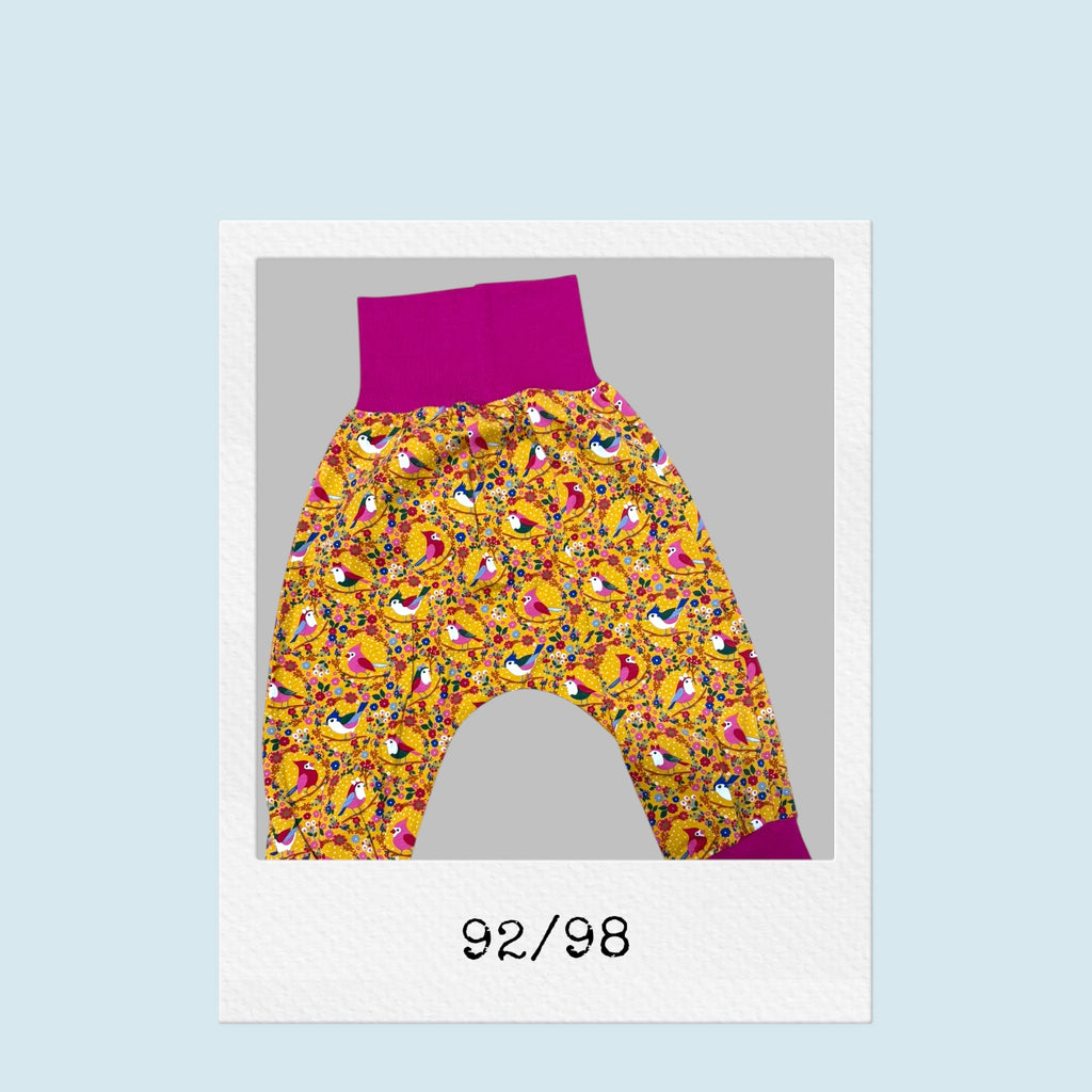 Pumphose Vögelchen 92/98