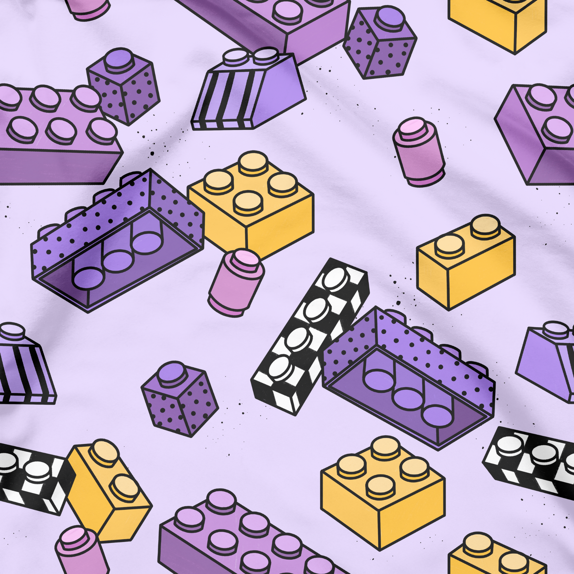 Bausteinchen lila VORBESTELLUNG
